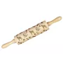 Norwegian Elkhound, Norsk elghund, Gray Norwegian Elkhound - rolling pin with a dog, decorating cookies with a rolling pin in patterns, a gift for the ceramicist of the Art-Dog brand