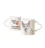 Norwegischer Lundehund, Norsk Lundehund - Tasse mit Hund, entzückende Tasse mit herzförmigem Henkel, universelles Geschenk der Marke Art-Dog