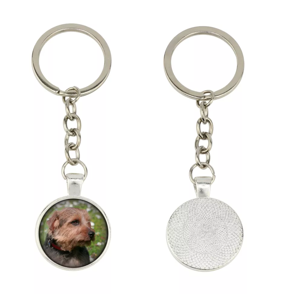 Norfolk Terrier - porte-clés dans une boîte, photo personnelle, porte-clés de la marque Art-Dog