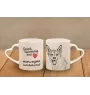 Norwegischer Lundehund, Norsk Lundehund - Tasse mit Hund, entzückende Tasse mit herzförmigem Henkel, universelles Geschenk der Marke Art-Dog