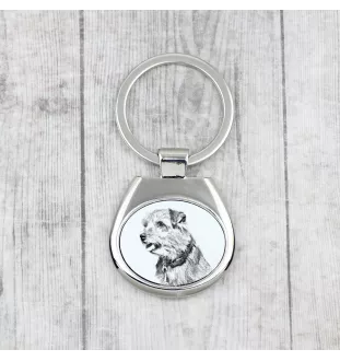 Norfolk Terrier - keychain with a dog, keychain with a print, personalized pendant from the Art-Dog brand