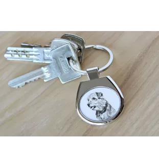 Norfolk Terrier - keychain with a dog, keychain with a print, personalized pendant from the Art-Dog brand