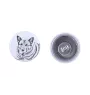 Chien d'élan norvégien - boucles d'oreilles uniques avec un chien, votre animal de compagnie sur un porte-clés, marque propre Art-Dog