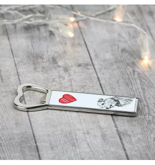 Norfolk Terrier - bottle opener with a dog, personalized fridge opener, unique gift for a man by Art-Dog brand