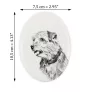 Norfolk Terrier - une plaque commémorative avec une photo de chien, une plaque funéraire avec une impression, une plaque ovale personnalisée de la marque Art-Dog