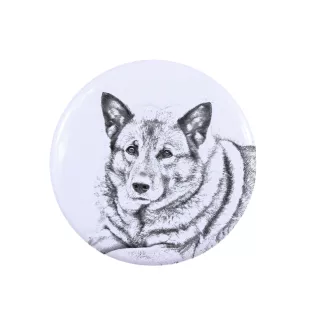 Chien d'élan norvégien - bijoux pour femmes avec l'image d'un chien, produit fait à la main, possibilité d'ajouter sa propre photo, marque Art-Dog