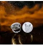 Norwegian Elkhound, Norsk elghund, Gray Norwegian Elkhound - women's jewelry with a dog portrait, handmade product, possibility to add your own photo, Art-Dog brand