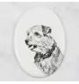 Norfolk Terrier - une plaque commémorative avec une photo de chien, une plaque funéraire avec une impression, une plaque ovale personnalisée de la marque Art-Dog