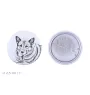 Elkhund przypinka z psem mała Art-Dog