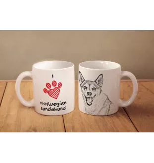Norwegischer Lundehund, Norsk Lundehund - Tasse mit Hund, entzückende Tasse mit Grafik, Geschenk mit Ihrem Foto von der Marke Art-Dog