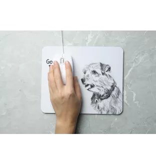 Norfolk Terrier - Mauspad mit Druck, personalisiertes Mauspad mit Hund, einzigartiges Gadget für Büroangestellte von Art-Dog.