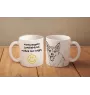 Norwegischer Lundehund, Norsk Lundehund - Tasse mit Hund, fröhliche Tasse für Hundeliebhaber, personalisiertes Geschenk der Marke Art-Dog