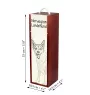 Norwegian Lundehund, Norsk Lundehund - wine box with a dog, alcohol box with graphics, personalized gift box from the Art-Dog brand