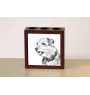 Norfolk Terrier - pen holder with a dog, desk organizer with a print, personalized desk decoration from the Art-Dog brand.