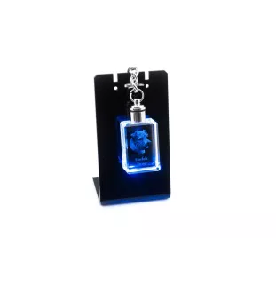 Norfolk Terrier - Crystal key ring with dog photo, illuminated key ring, unique gift by Art-Dog brand