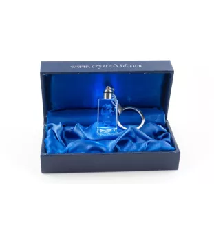 Norfolk Terrier - Schlüsselanhänger aus Kristall mit Hundefoto, beleuchteter Schlüsselanhänger, einzigartiges Geschenk der Marke Art-Dog