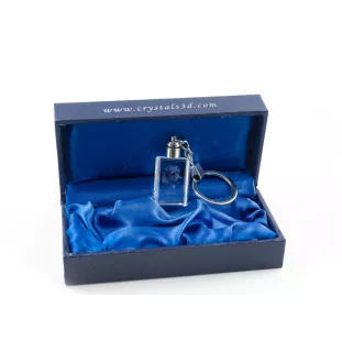 Norfolk Terrier - Schlüsselanhänger aus Kristall mit Hundefoto, beleuchteter Schlüsselanhänger, einzigartiges Geschenk der Marke Art-Dog