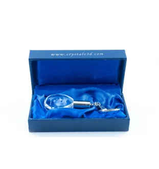 Norfolk Terrier - pendentif avec une photo de chien, porte-clés en cristal dans une boîte cadeau, un cadeau unique par Art-Dog