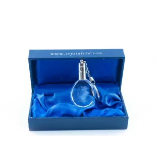 Norfolk Terrier - pendentif avec une photo de chien, porte-clés en cristal dans une boîte cadeau, un cadeau unique par Art-Dog