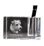 Norfolk Terrier penholder kryształowy z psem Art-Dog