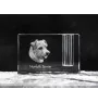 Norfolk Terrier - Porte-stylos, organiseur en cristal avec photo de chien, décoration de bureau unique par la marque Art-Dog