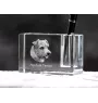 Norfolk Terrier penholder kryształowy z psem Art-Dog
