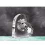 Norfolk Terrier - Kristalluhr mit einem Hundebild, Herzregal-Uhr, personalisierte Standuhr der Marke Art-Dog