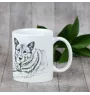 Norwegischer Elchhund, Grahund, Norwegian Elkhound - Tasse mit Hund, Tasse mit Bild, personalisiertes Geschenk der Marke Art-Dog