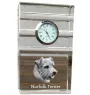 Norfolk Terrier zegar trój-paskowy z psem Art-Dog