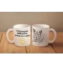 Norwegischer Elchhund, Grahund, Norwegian Elkhound - Tasse mit Hund, fröhliche Tasse für Hundeliebhaber, personalisiertes Geschenk der Marke Art-Dog
