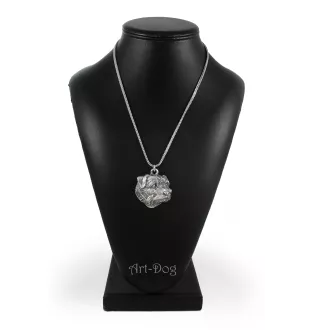 Norfolk Terrier - Halskette mit Hund, Hundeanhänger an einer silbernen Kette, einzigartiger Schmuck der Marke Art-Dog