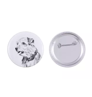 Norfolk Terrier przypinka z psem duża Art-Dog