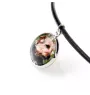 Norfolk Terrier - jewelry with your photo box, set of necklace and earrings, personalized products from the Art-Dog brand