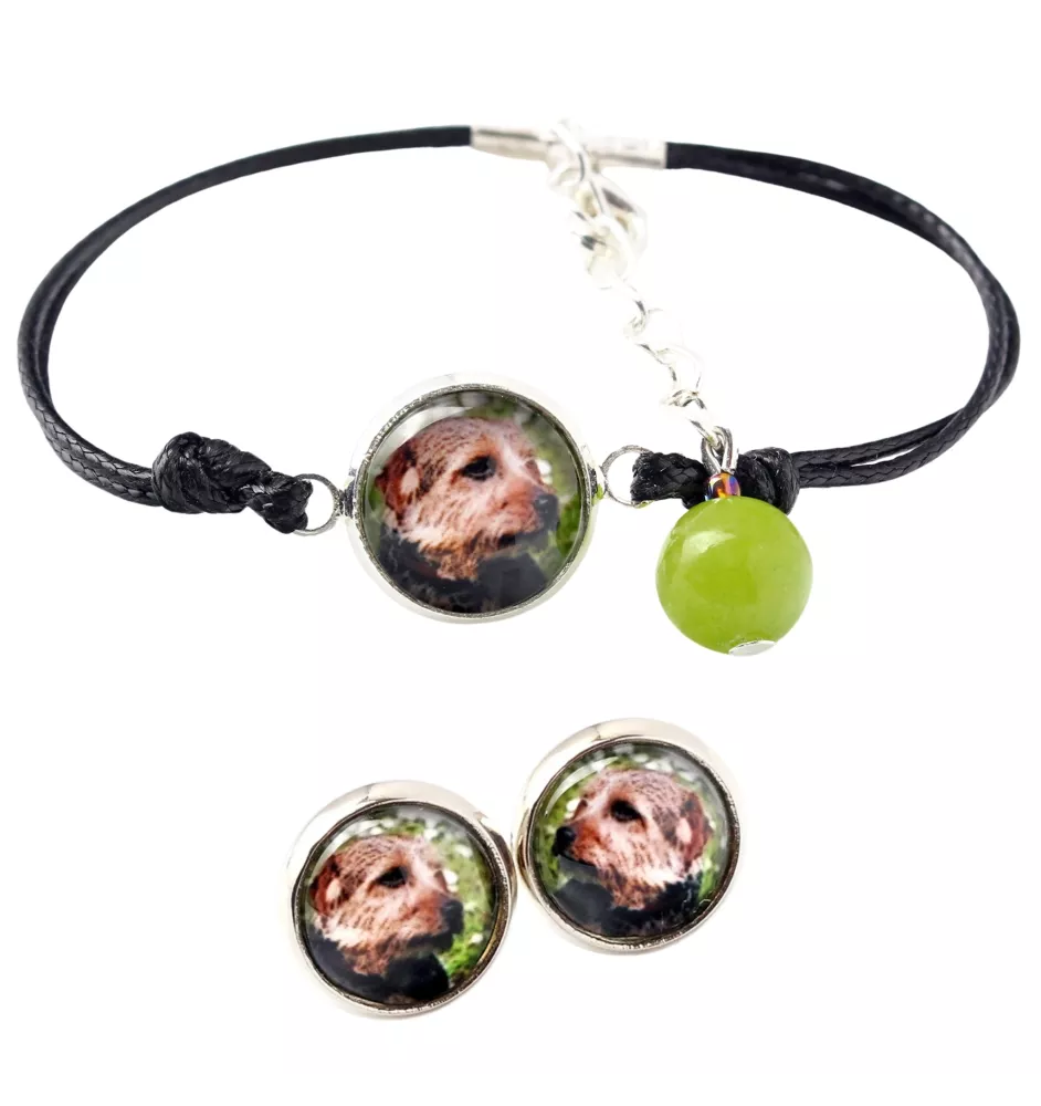 Norfolk Terrier - a set of jewelry with your photo, a woman's ornament, handmade item, a product made with passion for creating the Art-Dog brand.