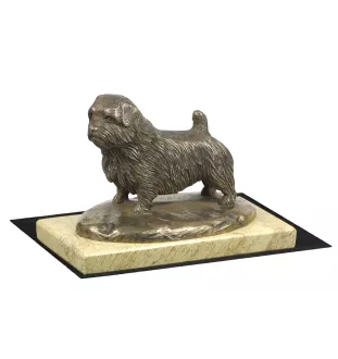 Norfolk Terrier - Hundestatue, Hundesilhouettefigur, Trophäe für die Hundeausstellung der Marke Art-Dog