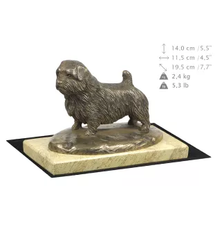 Norfolk Terrier - statuette de chien, figurine de silhouette de chien, trophée pour exposition de chiens de la marque Art-Dog