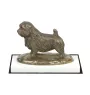 Norfolk Terrier - statuette de chien, figurine sur un socle blanc, trophée pour exposition de chiens de la marque Art-Dog