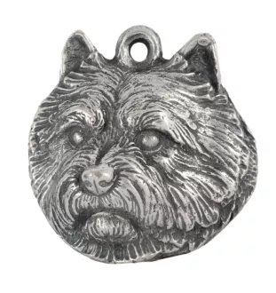 Norwich Terrier brelok do kluczy posrebrzany Art-Dog