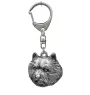Norwich Terrier, Terrier de Norwich - Porte-clés argenté avec un chien dans une boîte cadeau, décoration de sac à main, pendentif de sac à dos par la marque Art-Dog