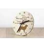 Nova Scotia Duck Tolling Retriever, Yarmouth Toller - clock with dog, wooden clock with engraving, personalised clock by Art-Dog