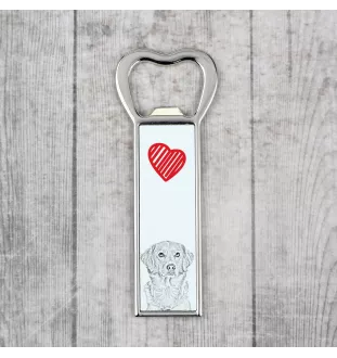 Nova Scotia Duck Tolling Retriever, Toller - Flaschenöffner mit Hund, personalisierter Flaschenöffner für den Kühlschrank, ein einzigartiges Geschenk für Männer von der Marke Art-Dog