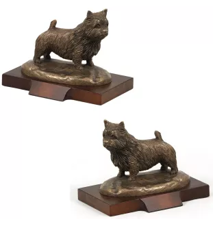 Norwich Terrier - dog statue, figurine for office, trophy for dog show by Art-Dog brand