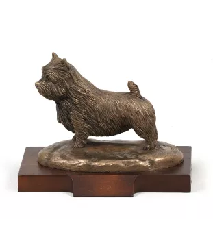 Norwich Terrier, Terrier de Norwich - statue de chien, figurine pour bureau, trophée pour exposition canine par la marque Art-Dog