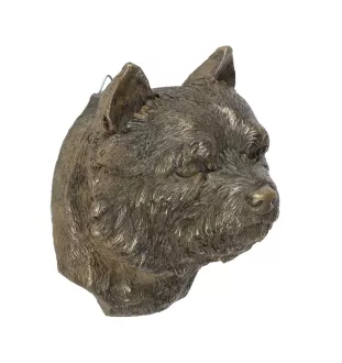 Norwich Terrier - Dog statue, hanging bust, unique decoration for dog lover by Art-Dog brand