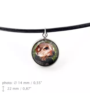 Norfolk Terrier naszyjnik w pudełku ze zdjęciem Art-Dog