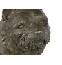 Norwich Terrier - Dog statue, bust on stone base, sculpture, trophy for dog show by Art-Dog brand
