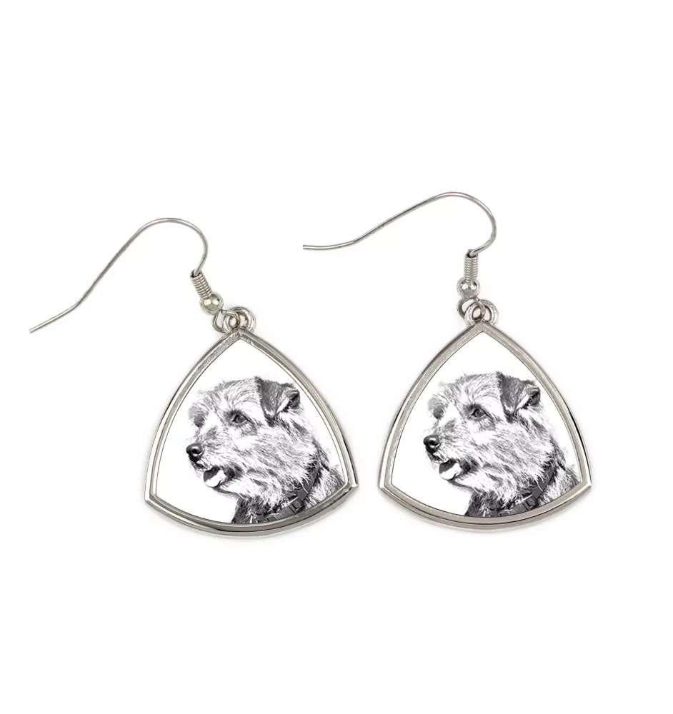 Norfolk Terrier kolczyki ze zdjęciem psa Art-Dog