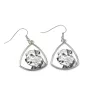 Norfolk Terrier - boucles d'oreilles avec chien, boucles d'oreilles pendantes avec photo, bijoux personnalisés avec impression de la marque Art-Dog