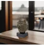 Norwich Terrier, Terrier de Norwich - Statue de chien, buste sur socle en pierre, sculpture, trophée pour exposition canine par la marque Art-Dog
