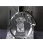 Retriever de la Nouvelle-Écosse, Nova Scotia Duck Tolling Retriever - pendentif avec une photo de chien, porte-clés en cristal dans une boîte cadeau, un cadeau unique par Art-Dog
